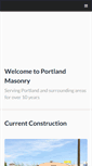 Mobile Screenshot of portlandmasonry.com